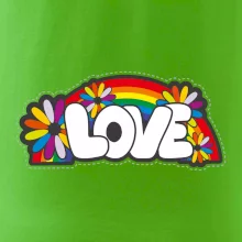 Love s dúhou v pozadí