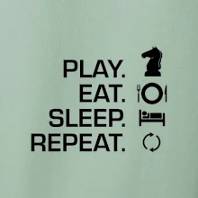 Eat sleep play - šach