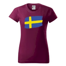 Švédsko vlajka štetkou