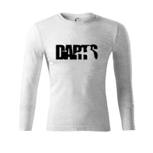 Darts - nápis so šípkarom