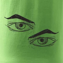 Párový motív - oko naštvané