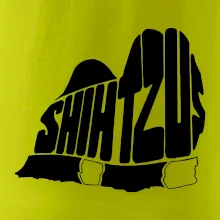 Shih-tzu - nápis v tele Shih-tzu - nápis v tele
