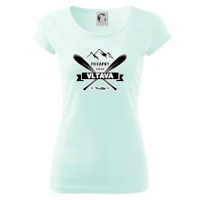 K vode - pádla hory (vlastný nápis) K vode - pádla hory (vlastný nápis)