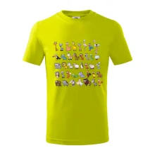 Tričko plné zvieratiek