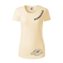 Running nápis šikmo