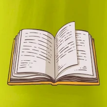 Kniha farebná otvorená Kniha farebná otvorená