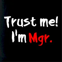 Trust me I´m  Mgr. / Ver mi som Magister. Trust me I´m  Mgr. / Ver mi som Magister.