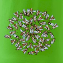 Včelia rodinka kruh (Pecka Design)