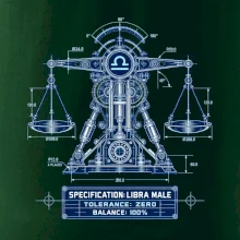 Váhy Engineering of Libra technický motiv