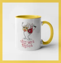 Best wine friends dancing (Pecka design)