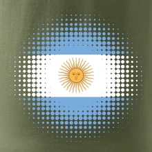 Argentína vlajka bodkovaná