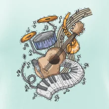 Hudobné nástroje v notách