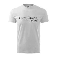 I love horse the end.