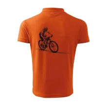 MTB kreslený cyklista MTB kreslený cyklista