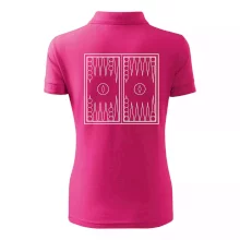 Backgammon čiernobiely