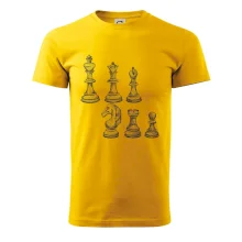 Šachové figúrky kreslené