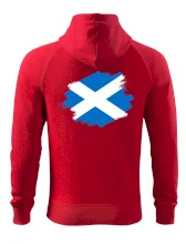 Škótska vlajka kreslená štetcom