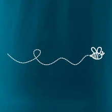 Dráha letu včely - vlnovka