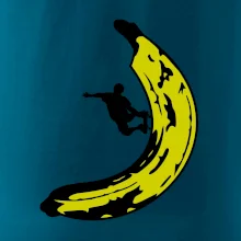 Skateboardista na banánu