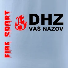 DHZ (oheň, firesport, názov sboru - vlastný nápis)
