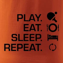 Stolný tenis - eat sleep