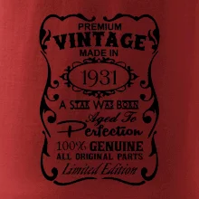 Vintage Etiketa - 1931