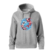 Yin & Yang Koi kapor - červený