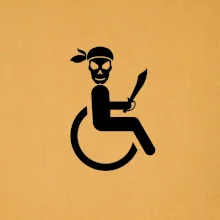 Pirát vozíčkar