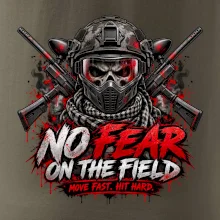 Lebka bojovníka – No Fear paintball