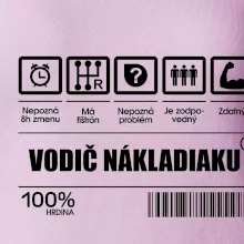 Čiarový kód - Vodič nákladiaku Čiarový kód - Vodič nákladiaku