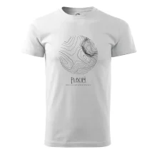 Plechý - vrstevnice v kruhu