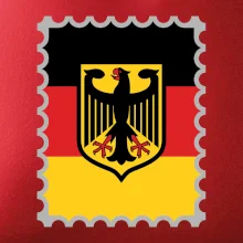 Nemecká známka - vlajka Nemecká známka - vlajka
