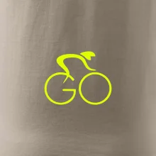 GO - Fluo cyklista malý