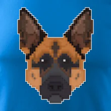 Nemecký ovčiak - Rozpixelovaný