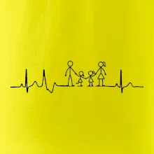 EKG rodina a dve dievčatá