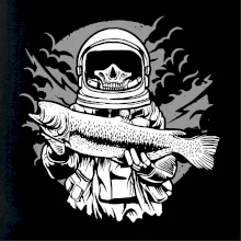 Astronaut Fishing