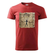 Egyptské hieroglyfy parašutista