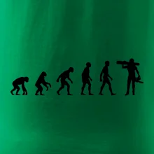 Evolúcia drevorubač - píla a kmeň