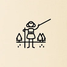 Nordic walking ikona