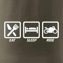 Eat sleep ride - cesta