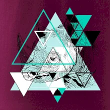 Biely nosorožec (Pecka design)