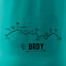 Profil kopců - Brdy
