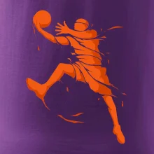 Basketball player splash