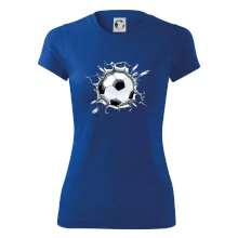 Futbalová lopta v triku Futbalová lopta v triku