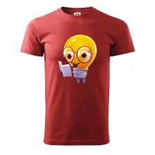 Žiarovka premýšľa nad knihou