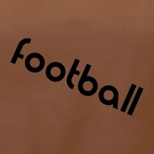 FOOTBALL nápis šikmo
