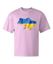 Ukrajina vlajka mapa