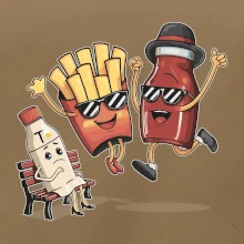 Súboj o hranolky kečup tatárka