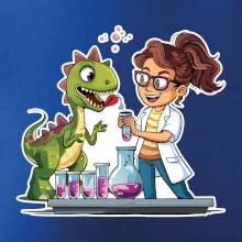 Chemik a dinosaurus - dievča