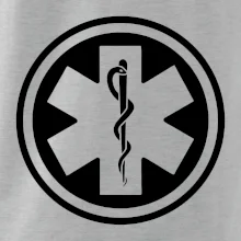 Rescue logo samostatné guľaté